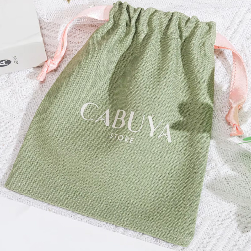 Hochwertiger grüner Baumwoll-L – Linen Bag Bulk Bewertung und Preis