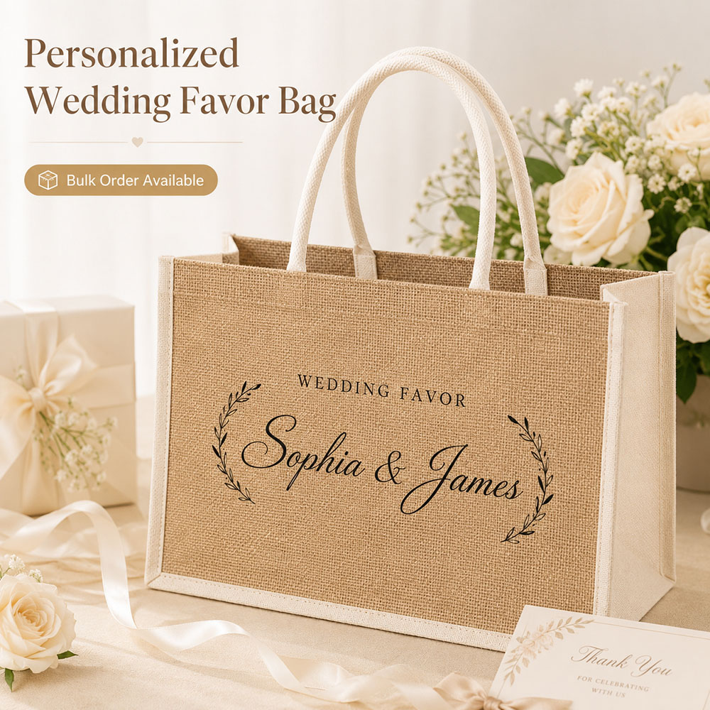 Personalisierte Hochzeitsgesch – Linen Bag Bulk Bewertung und Preis